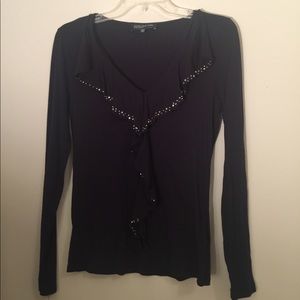 Jones New York ruffle blouse